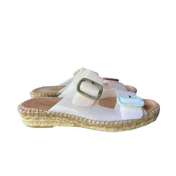 Naguisa Bruma Two Strap Slide - Anthropologie Size Size 5.5 US 36 EURO - Picture 7 of 11
